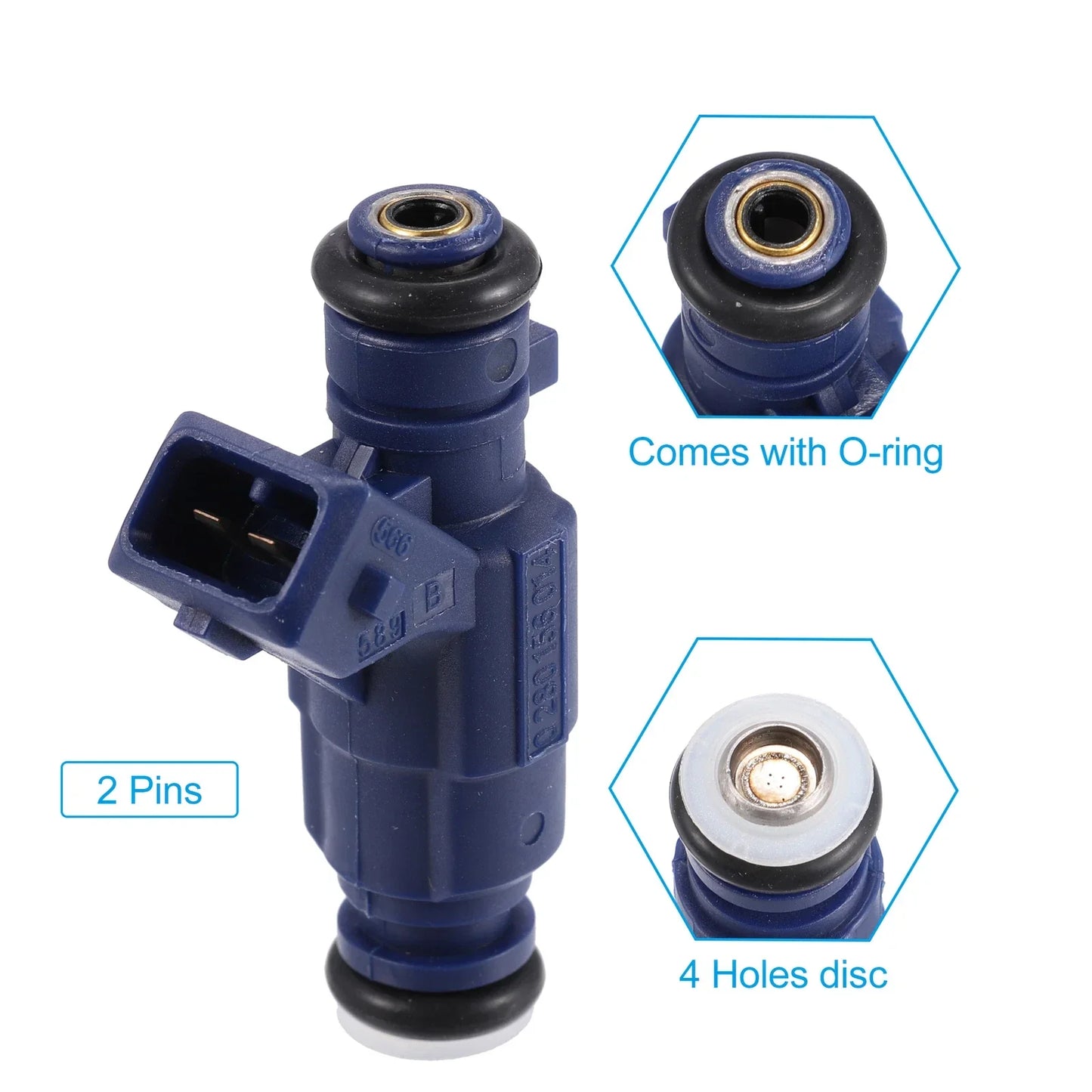 Fuel Injector 6 x 0280156014 for Mercedes CLK320 E320 C320 3.2L (2001-2005)