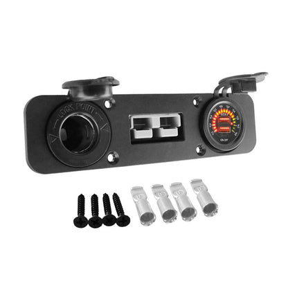 50 Amp Anderson Plug USB 3.0 Cigarette Socket Flush Mount Plate for REDARC