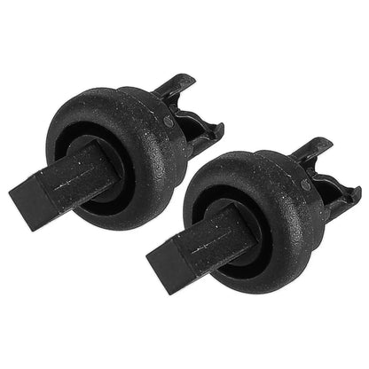 4 x Rear Retainer Clips for Renault Clio, Megane, Nissan Qashqai (2006-2023)