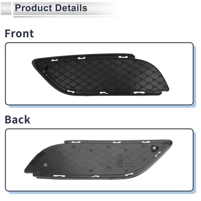 Front Left Fog Light Grill for Mercedes-Benz B W246 (2012-2018) Black