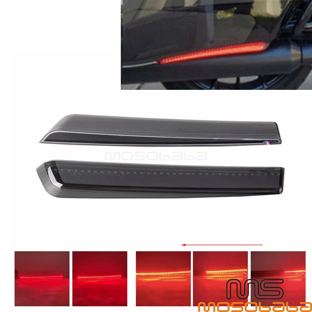 LED Run Brake Flowing Tail Light for Harley Touring Road Glide (2014-2023)