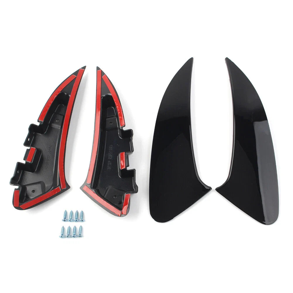 Black Rear Bumper Splitter Spoiler Canard Vent for Mercedes Benz CLA (2020+)