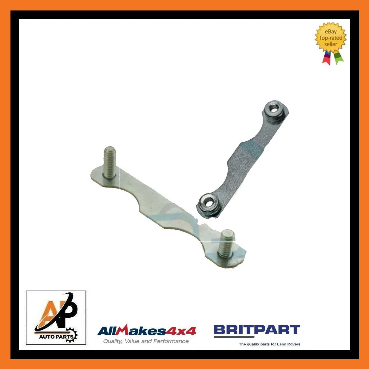 Door Lock Latch Securing Plates Replacement for Land Rover Series 2 3 (1958–1971)