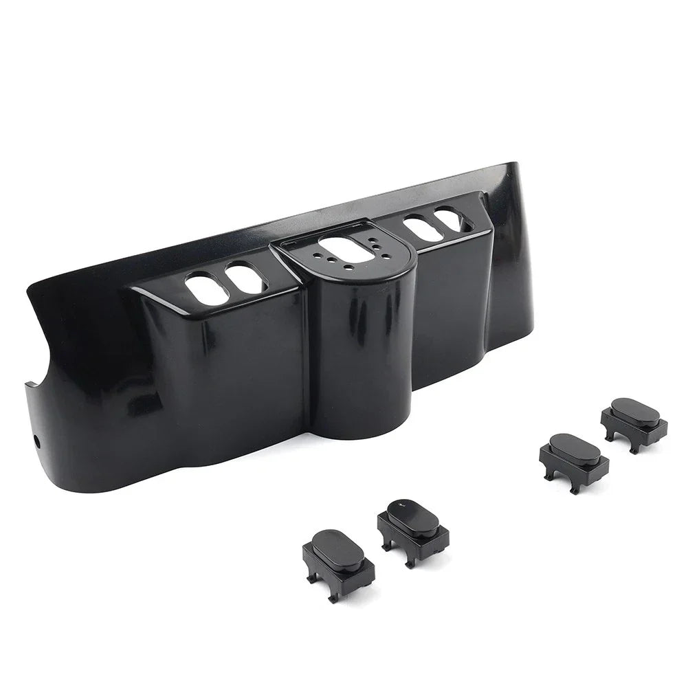 Unpainted Black Inner Fairing Switch Cap Kit for Harley Electra Glide (1996-2013)