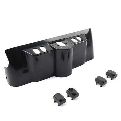 Unpainted Black Inner Fairing Switch Cap Kit for Harley Electra Glide (1996-2013)