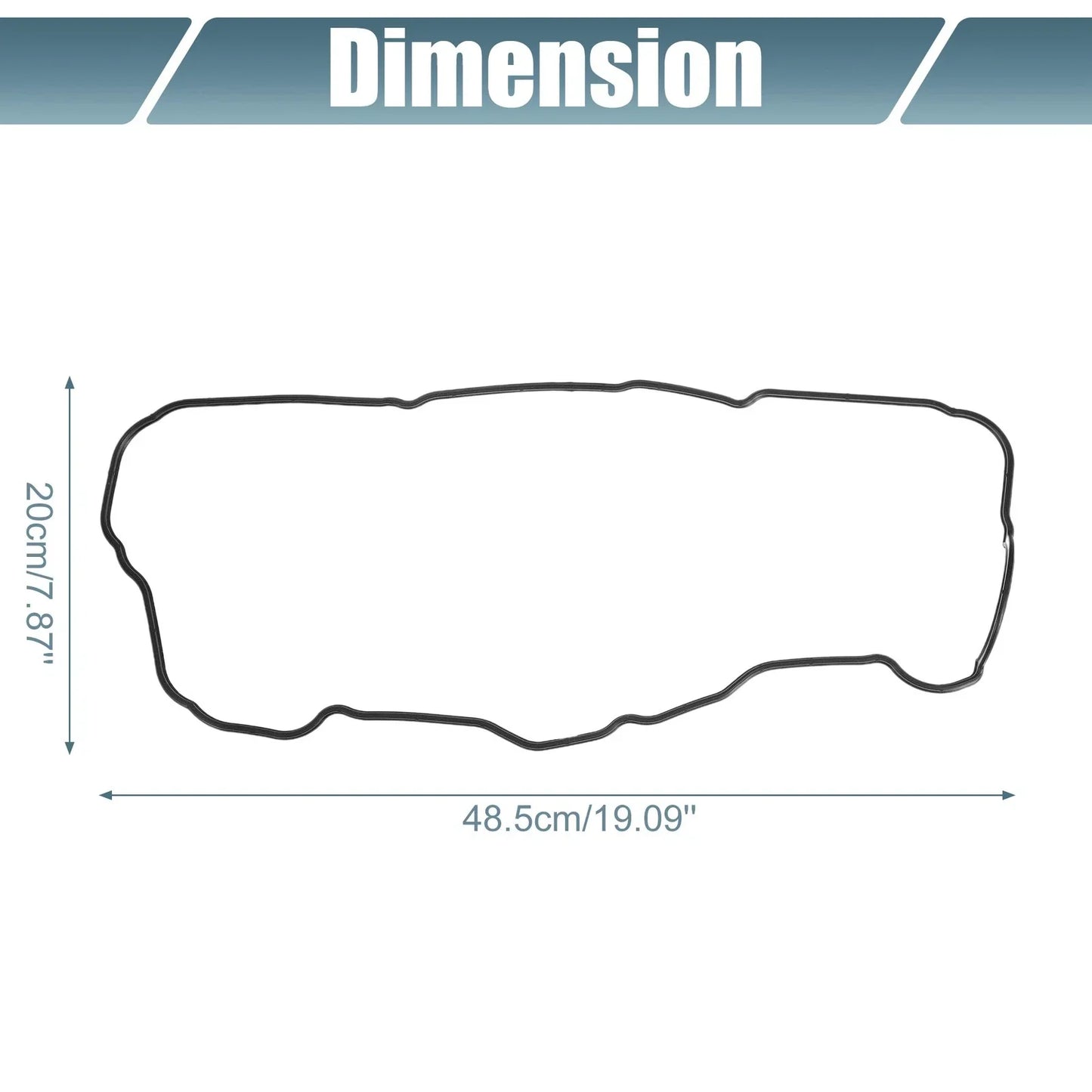 Engine Valve Cover Gaskets for Lexus ES300 (1999-2003) - Black Rubber 2 x Gaskets