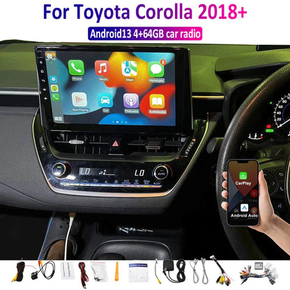 10" Wireless Apple Carplay Android Auto Head Unit for Toyota Corolla (2018-2022)