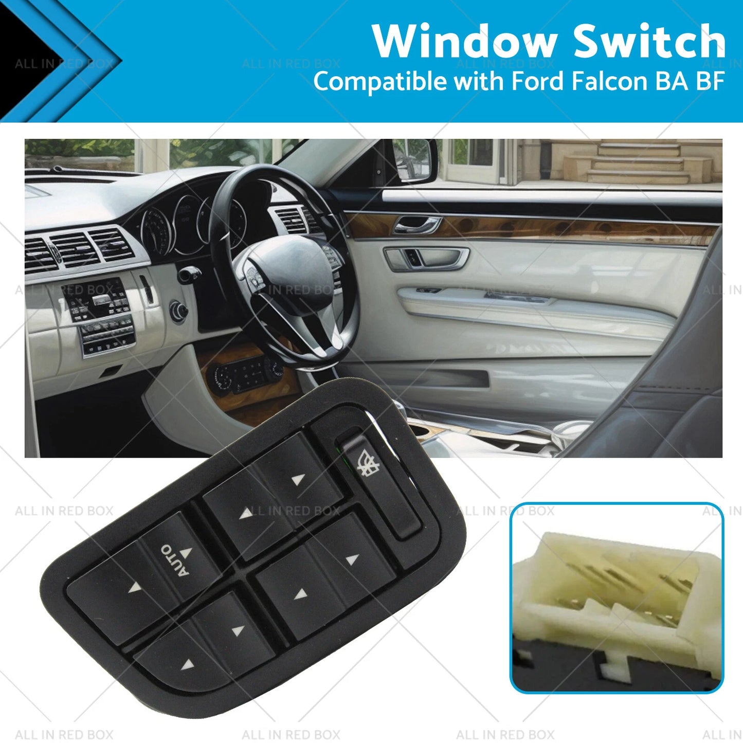 Power Window Switch with Illumination for 2002-2008 Ford Falcon BA BF