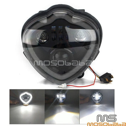 LED Headlight w/DRL Lights for Kawasaki Vulcan S 650 EN650 (2015-2021)