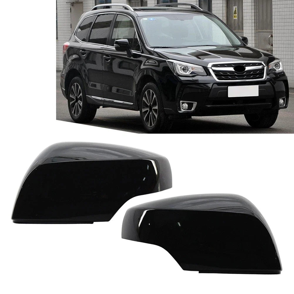 Black Side Rear View Mirror Cover Caps for Subaru (2012-2018)