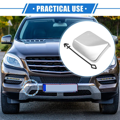 Front Bumper Tow Hook Eye Hole Cover for Mercedes-Benz ML (2012-2015)