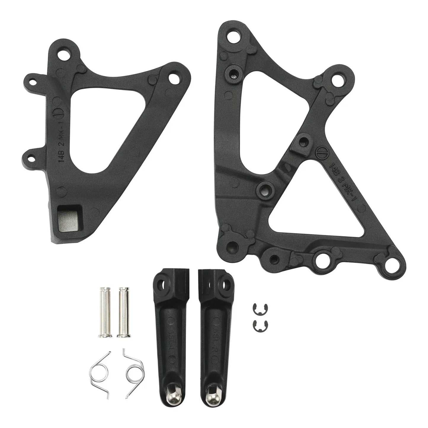 Driver & Passenger Footrests Pegs for Yamaha YZF R1 (2009-2014)
