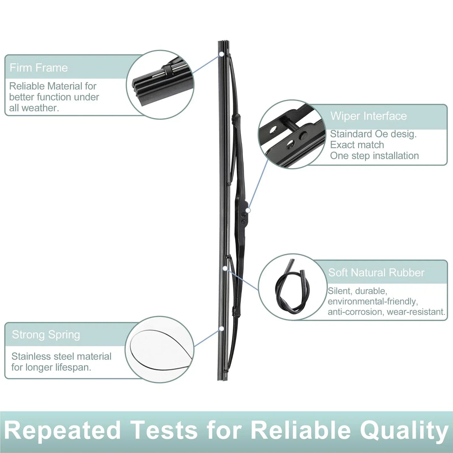 Rear Wiper Blade Arm Set for Porsche Cayenne (2003-2010)