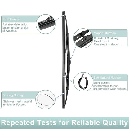 Rear Wiper Blade Arm Set for Porsche Cayenne (2003-2010)