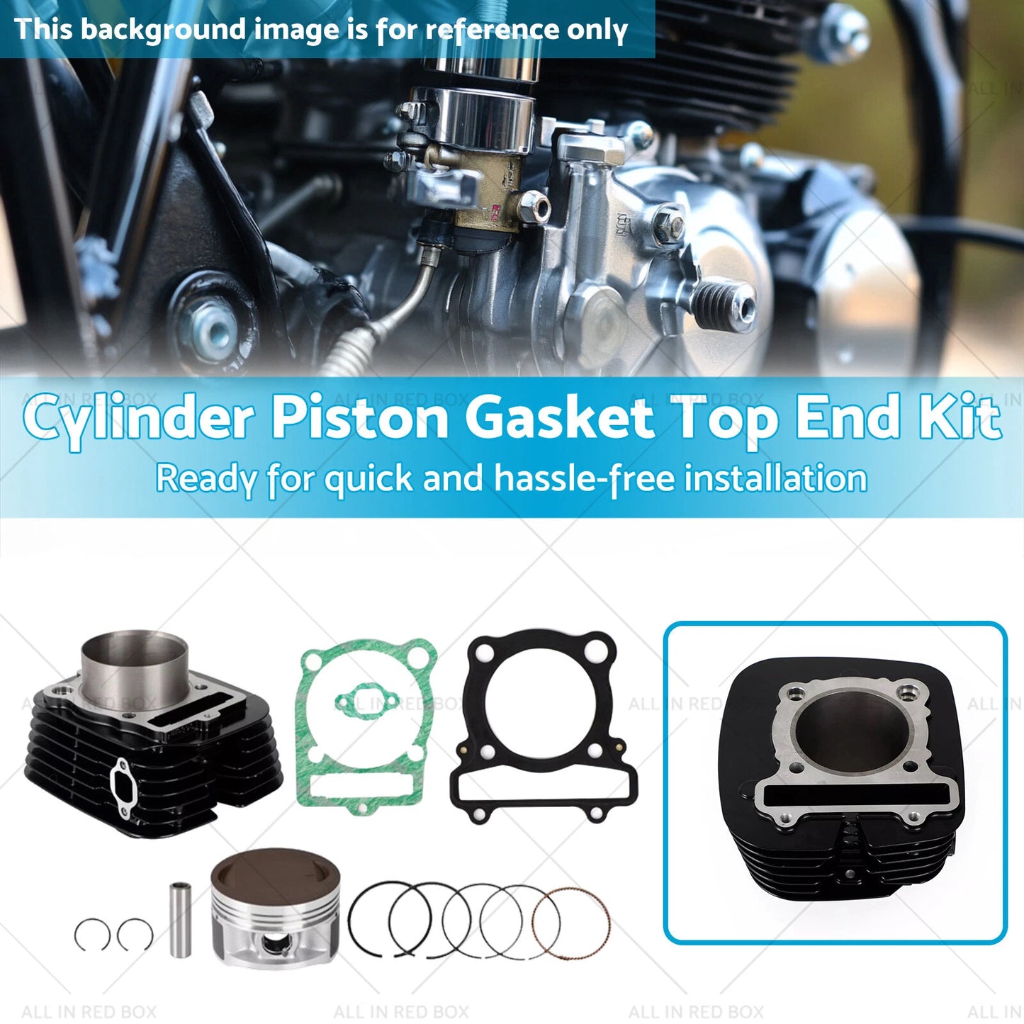 Top End Gasket Kit for Yamaha Big Bear 350 2x4 4x4 (1998-2006)