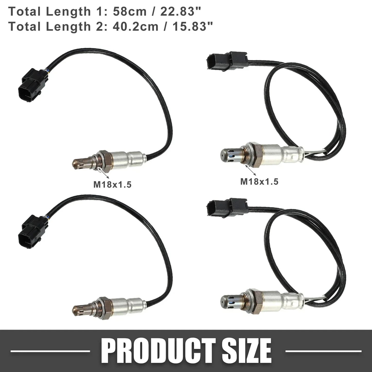 4 x O2 Oxygen Sensors for Honda Odyssey 2011-2013 V6 3.5L