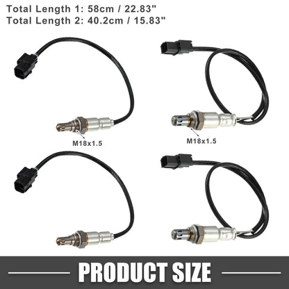 4 x O2 Oxygen Sensors for Honda Odyssey 2011-2013 V6 3.5L