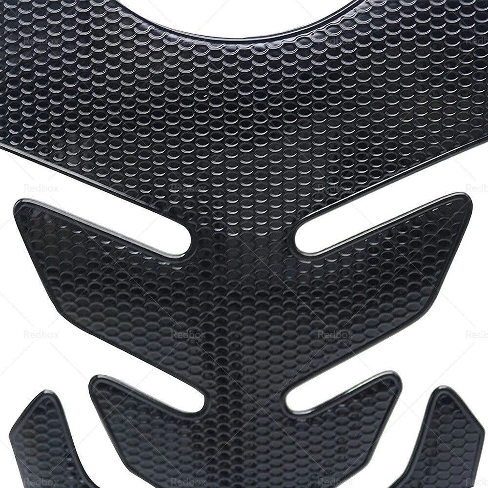 Wide Black Motorcycle Gas Tank Pad Protector Decal for Motorbike