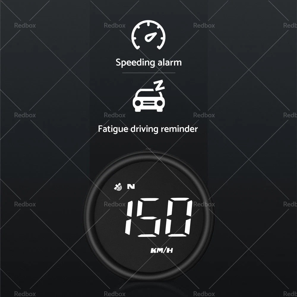 Digital Speedometer GPS Head-Up Display for Car - MPH/KM Overspeed Alarm