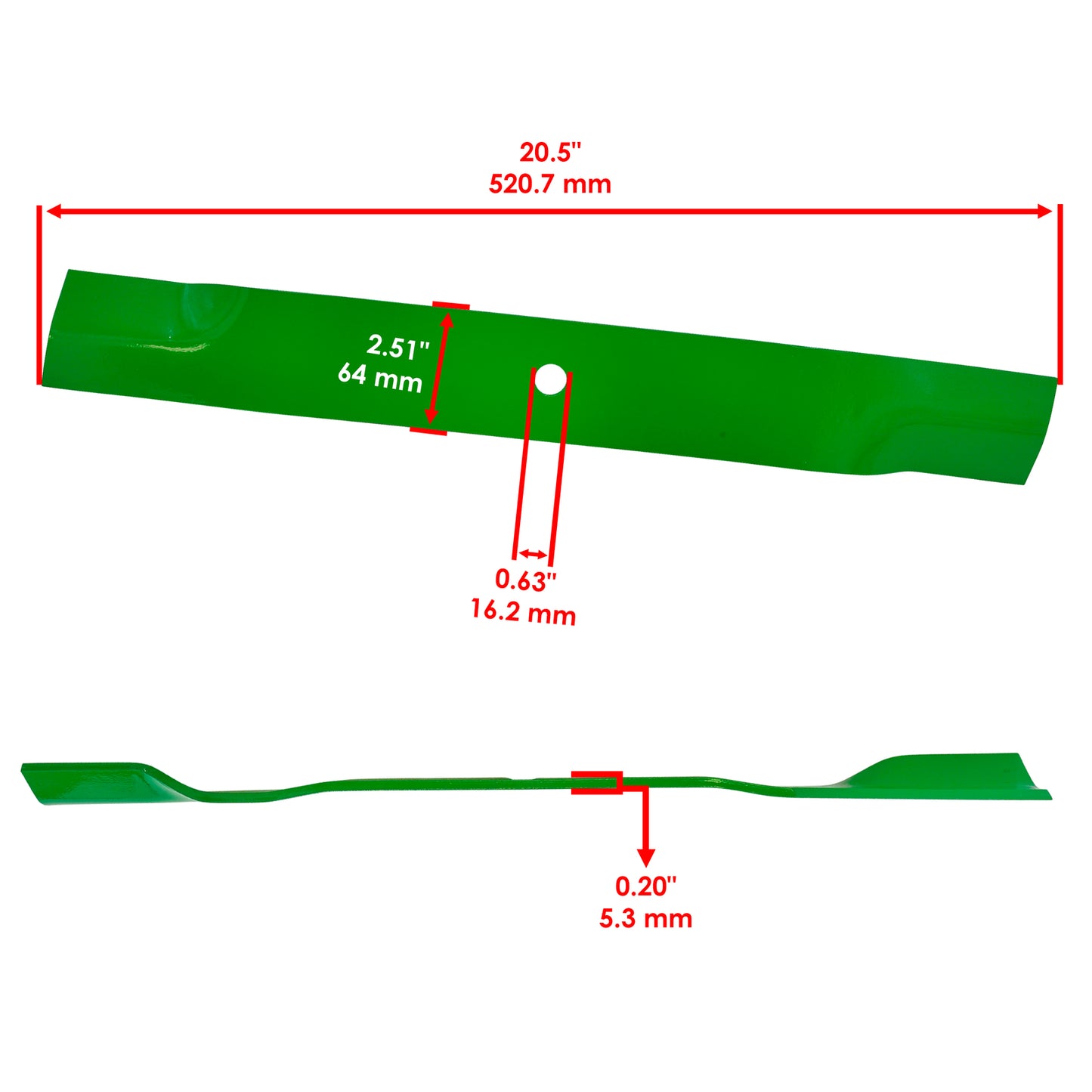 Deck Blades 60 Inch Replacement Set for Bad Boy Mower (2011–2024)