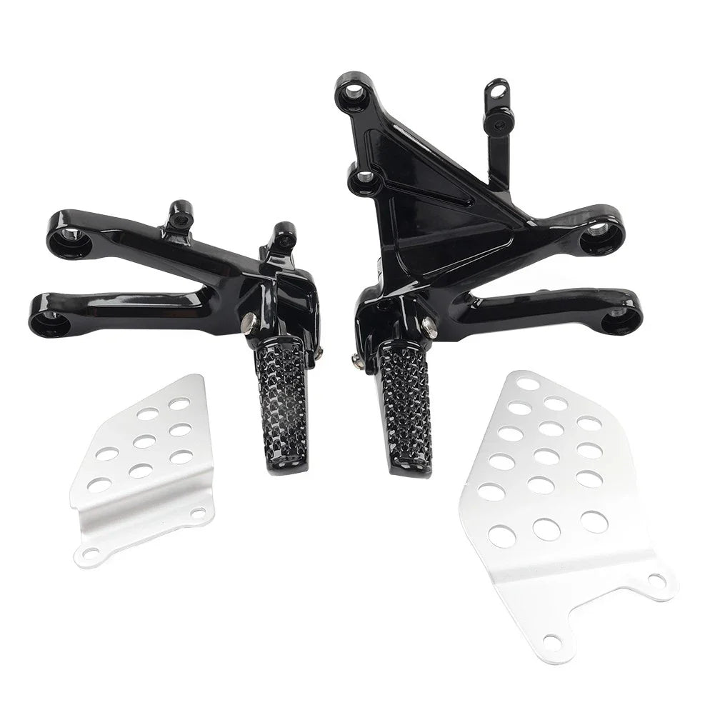 Black Front Driver Foot Pegs for Honda CBR1000RR (2004-2007)