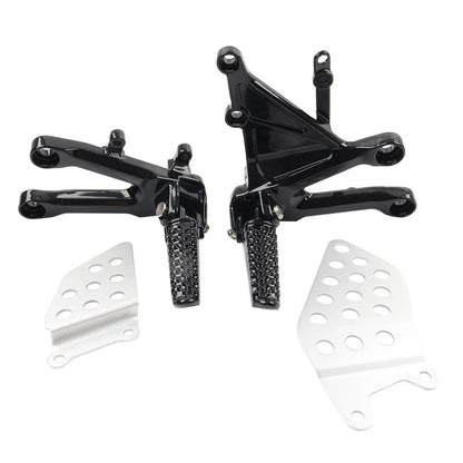 Black Front Driver Foot Pegs for Honda CBR1000RR (2004-2007)