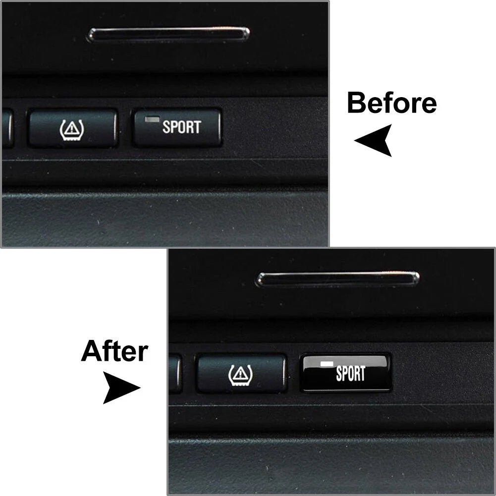 Sport Mode Button Cover for BMW E46 3 Series M3 1998-2004 Black