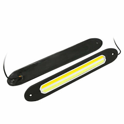 LED Daytime Running Light Strip for Car - White/Amber