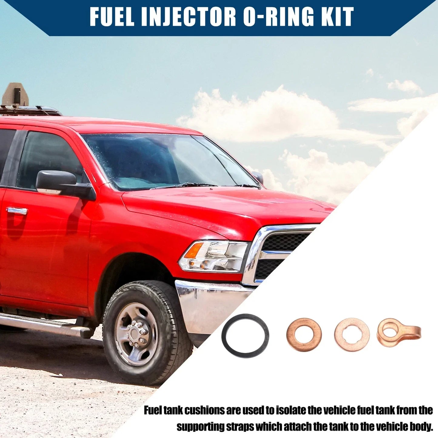 Fuel Injector Seal Installation Kit for Dodge 12v 4bt 6bt 5.9L (1991-1998)