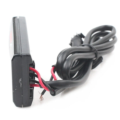 Digital Water Temperature Gauge for Racing Scooter - Red/Blue
