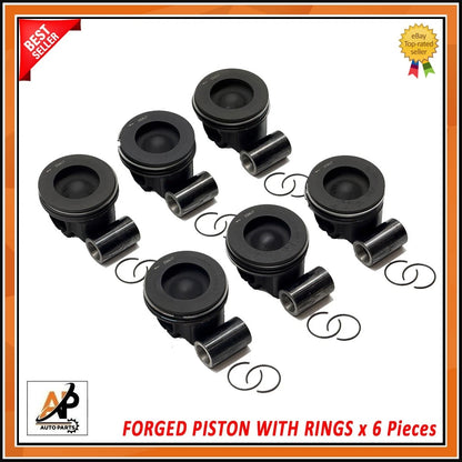 Forged Piston with Rings Kit for Jaguar 3.0 D300 Diesel (DT306) (2000–2000)