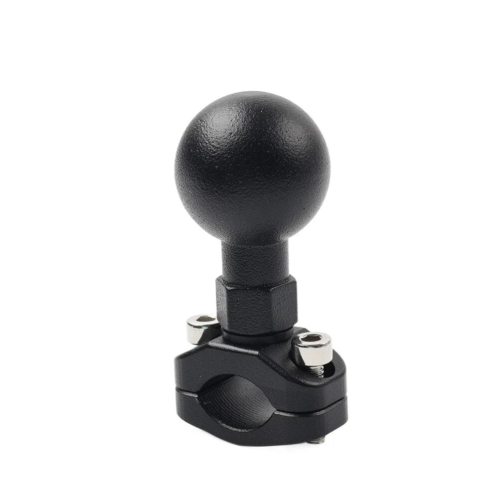 Universal Motorcycle GPS Phone Holder Bracket Clamp Stand - Steel