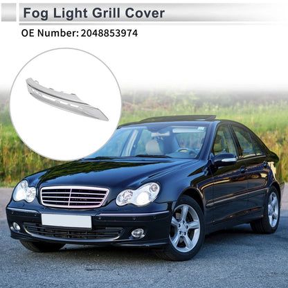 Front Left Fog Light Grill for Mercedes Benz GLK (2014-2016)