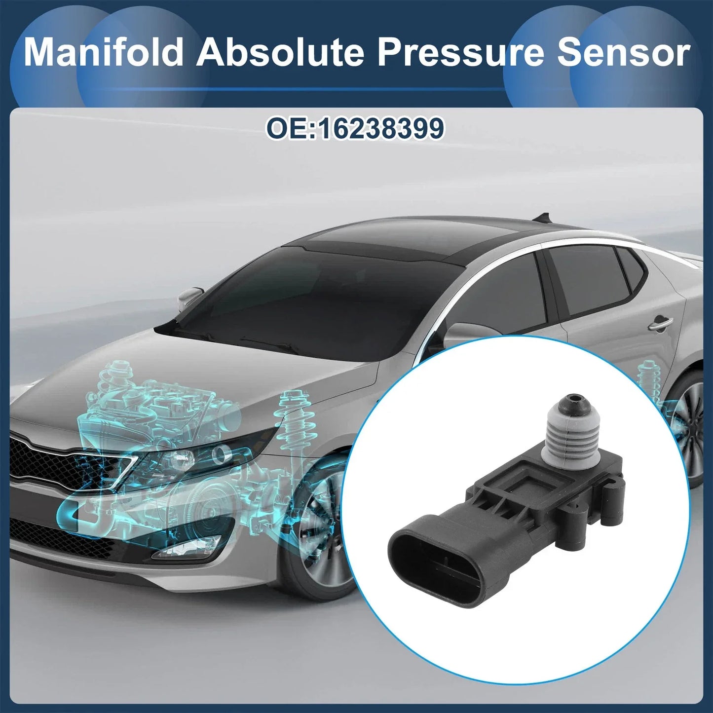 Air Intake MAP Pressure Sensor for Buick LaCrosse (2005-2009)