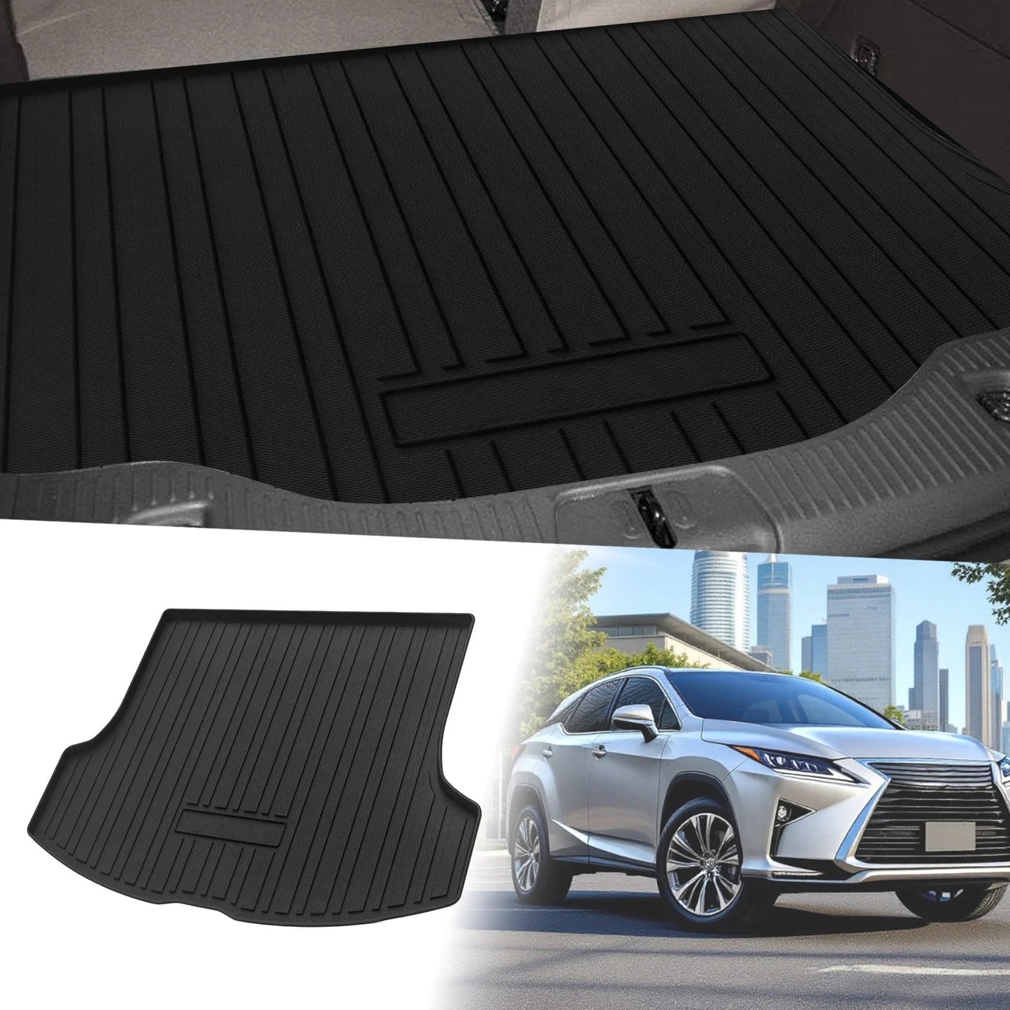 Flat Face Cargo Liner Rear Trunk Mat for Lexus RX (2023-2024) 1 x TPE