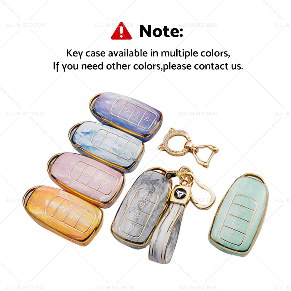 TPU Pink Car Remote Key Fob Case Cover for Chery Omoda 5 (2022-2023)