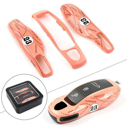 Pink Pig Key Fob Shell Cover for Porsche Cayenne Panamera 911 (2003-2023)