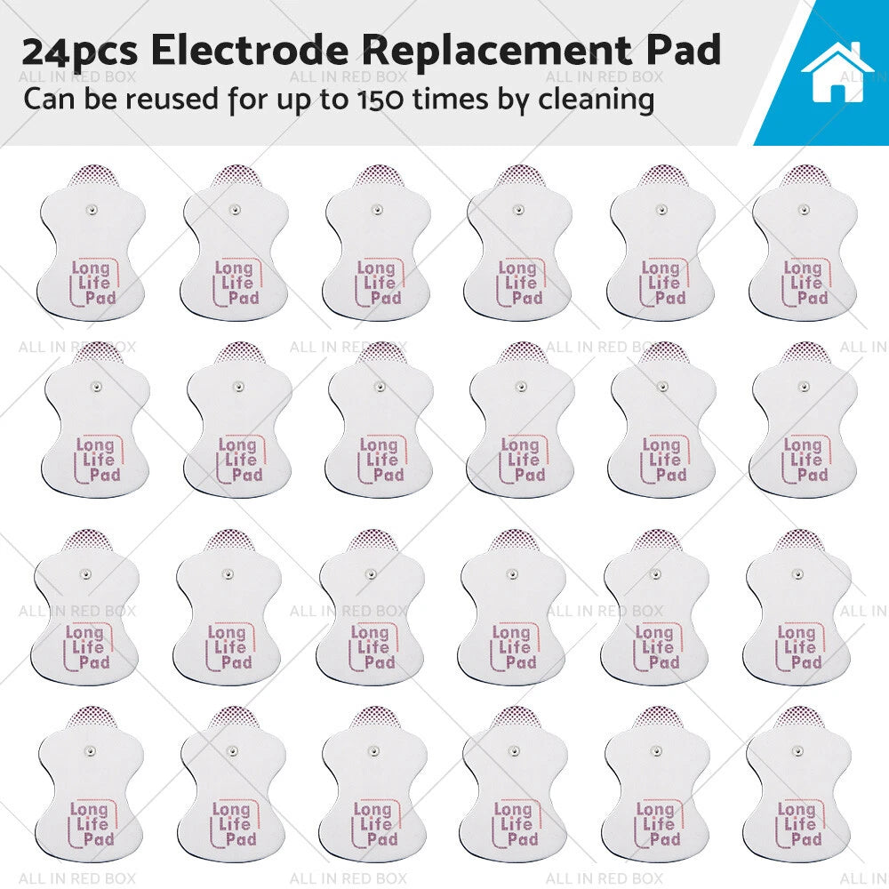 24PCS Electrode Replacement EMS Tens Pads for Omron Massagers