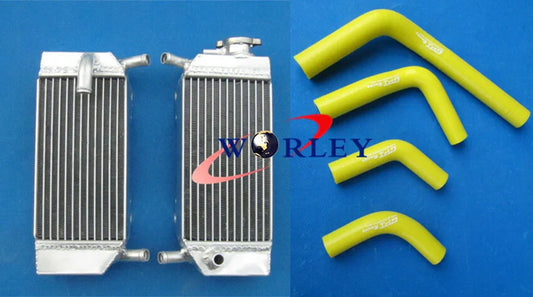 Aluminum Radiator & Hose for Honda CRF250R CRF250X (2004-2009)