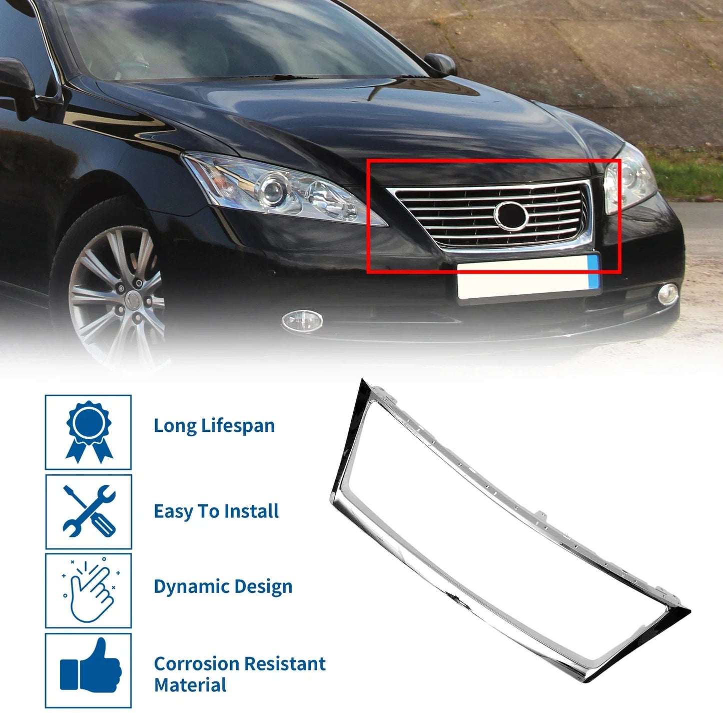 Grille Trim for Lexus ES 350 (2012-2020)
