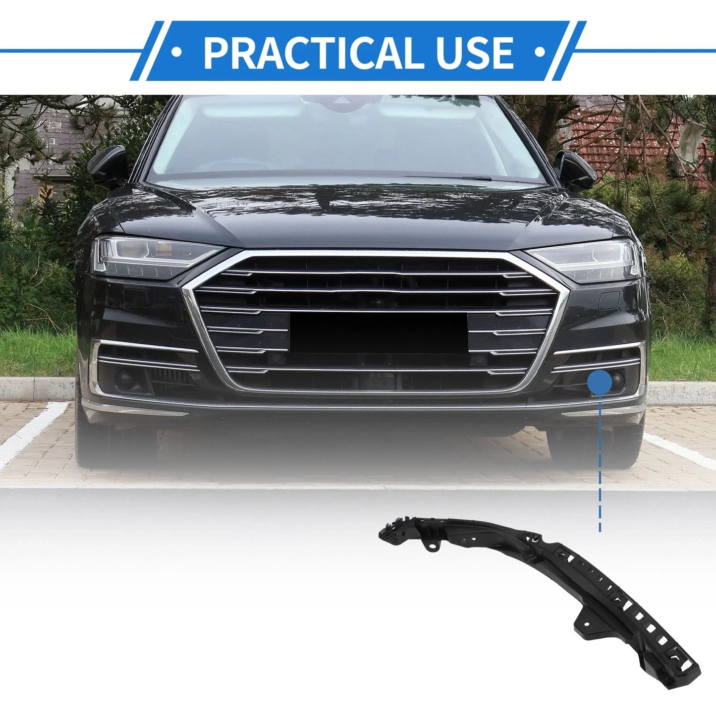 Front Left Bumper Retainer Bracket for Honda City (2009-2014)