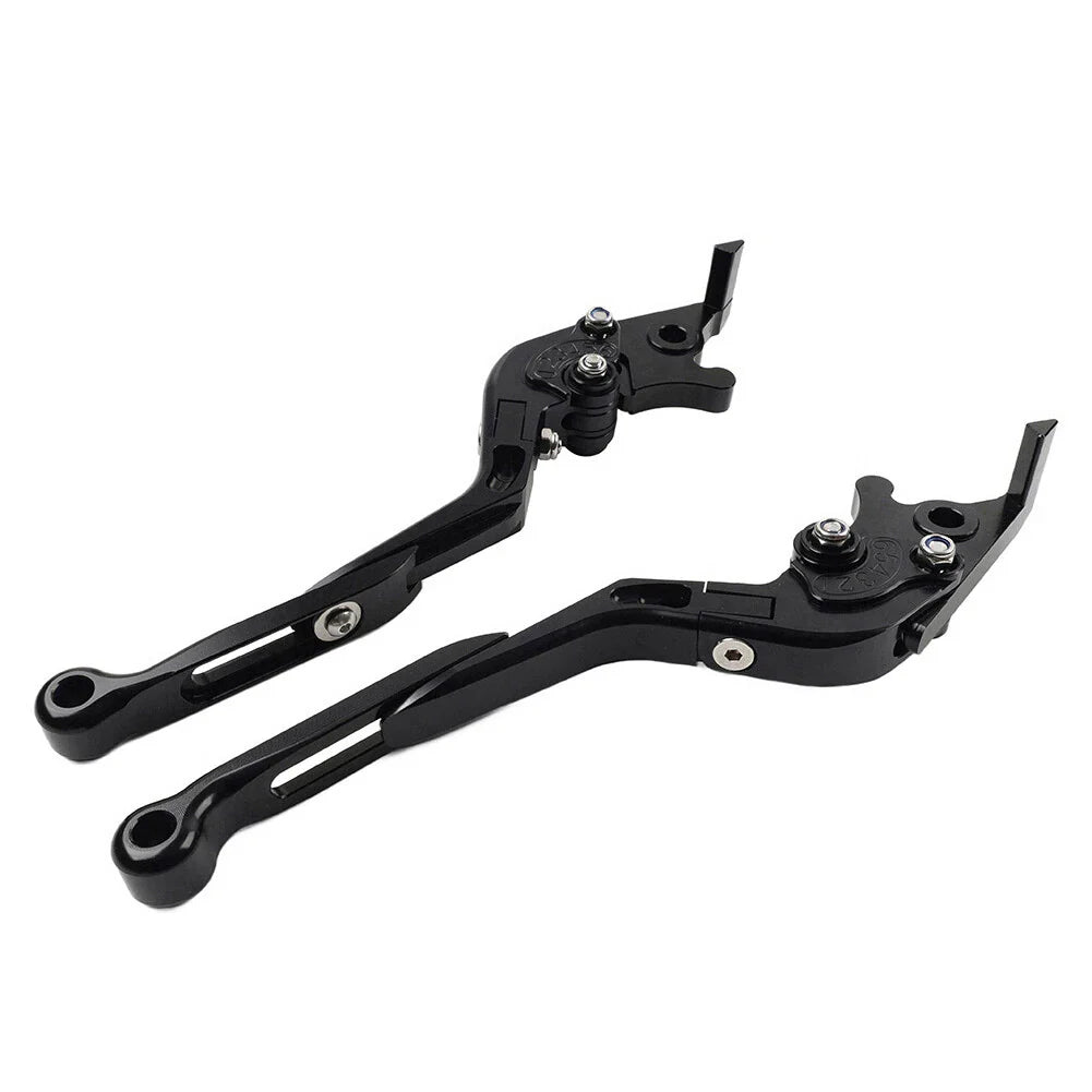 Extendable Brake Clutch Levers for BMW F650GS (2002-2007) Black