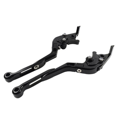 Extendable Brake Clutch Levers for BMW F650GS (2002-2007) Black