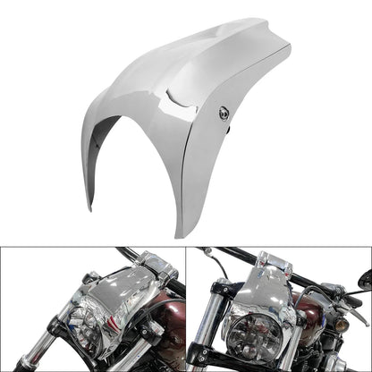 5.75" Chrome Headlight Fairing Cover for Harley Softail Breakout (2018-2024)