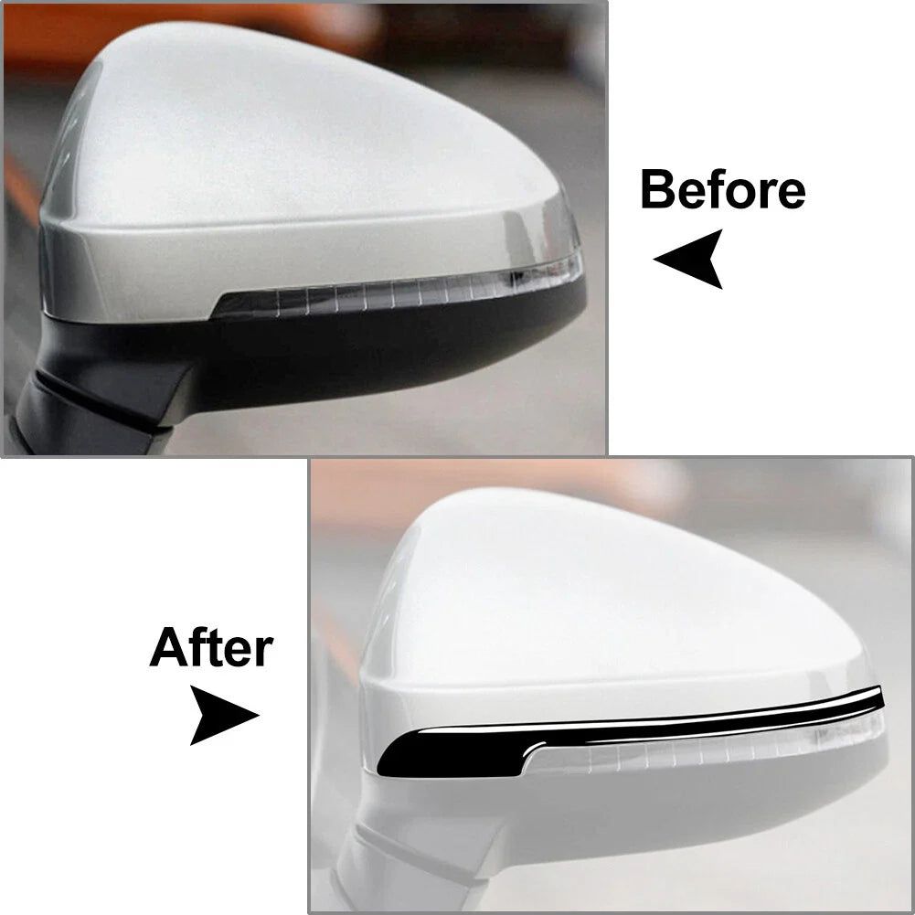 Rearview Mirror Anticollision Strip Cover for Audi A4 B9 S4 RS4 (2016-2023)