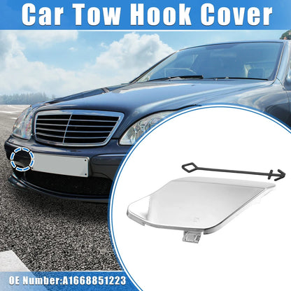 Front Bumper Tow Hook Eye Hole Cover for Mercedes-Benz S 430 (2000-2006)