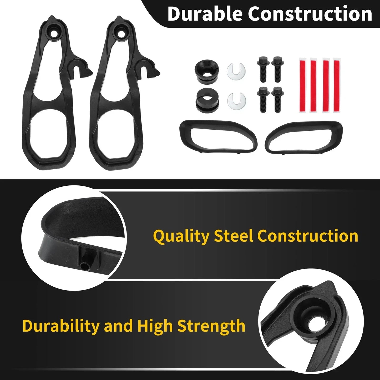 Front Tow Hooks for Dodge Ram 1500 DT 2019-2024 (2 x Hooks)