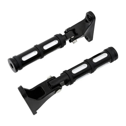 Black Passenger Footpeg for Harley Road King Street Electra Glide (1993-2025)