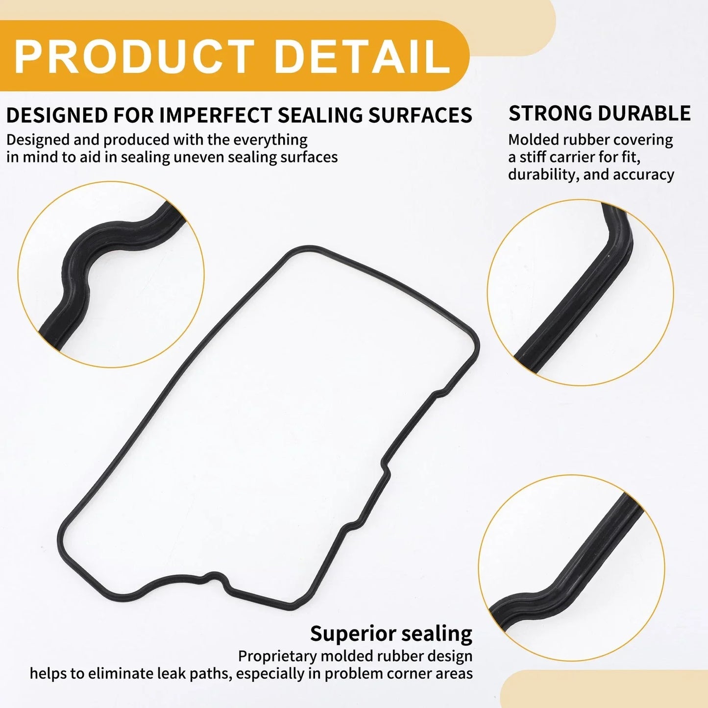 Car Oil Pan Gasket for Chevrolet Impala, Buick Enclave (2013-2020)