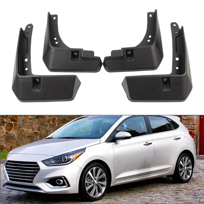 4 x Front & Rear Mud Flaps Splash Guards for Hyundai Accent (2018-2022)